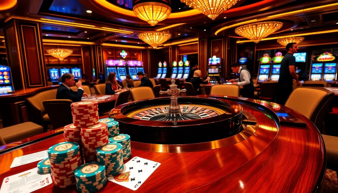 Experience the excitement of U888 U88 with vibrant casino tables and enthusiastic players.