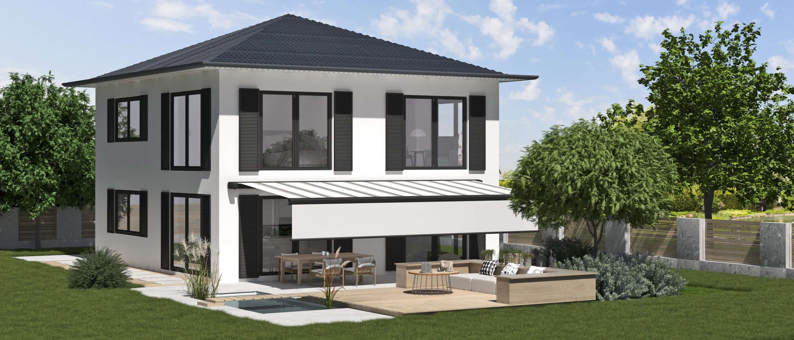 Markise senkrecht für Balkon und Terrasse: Mehr Privatsphäre garantiert