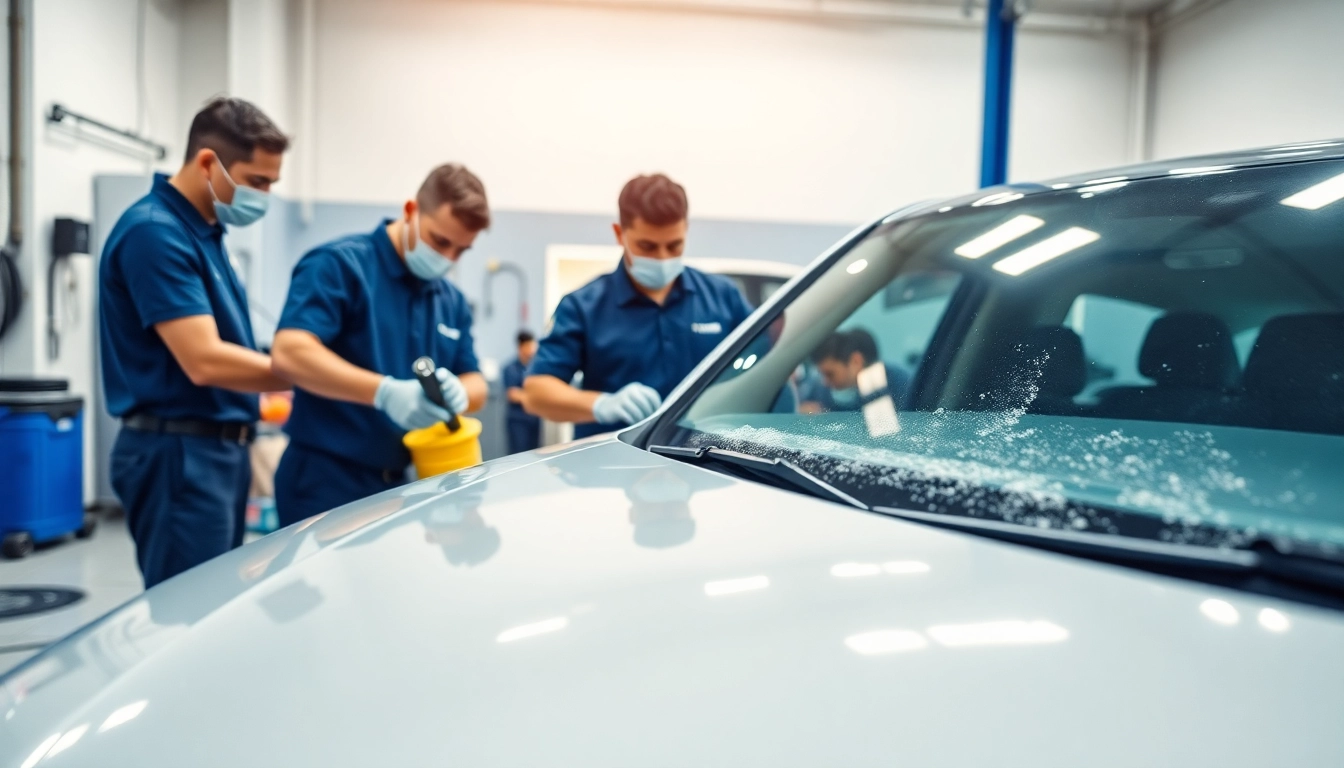 Professionelle Leasingaufbereitung München Dienstleistungen mit Experten beim Reinigen.