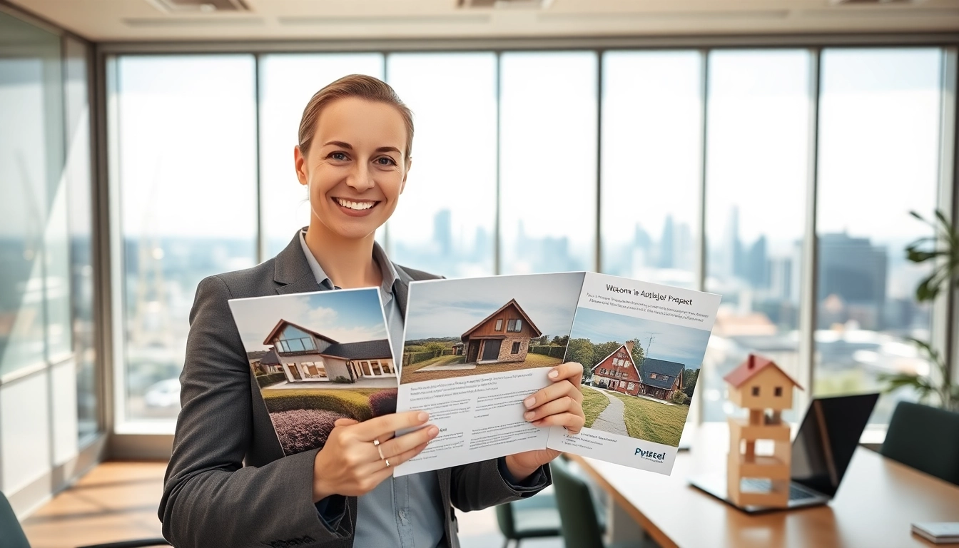 Immobilienmakler Frankfurt Dornbusch welcomes clients in a modern office.