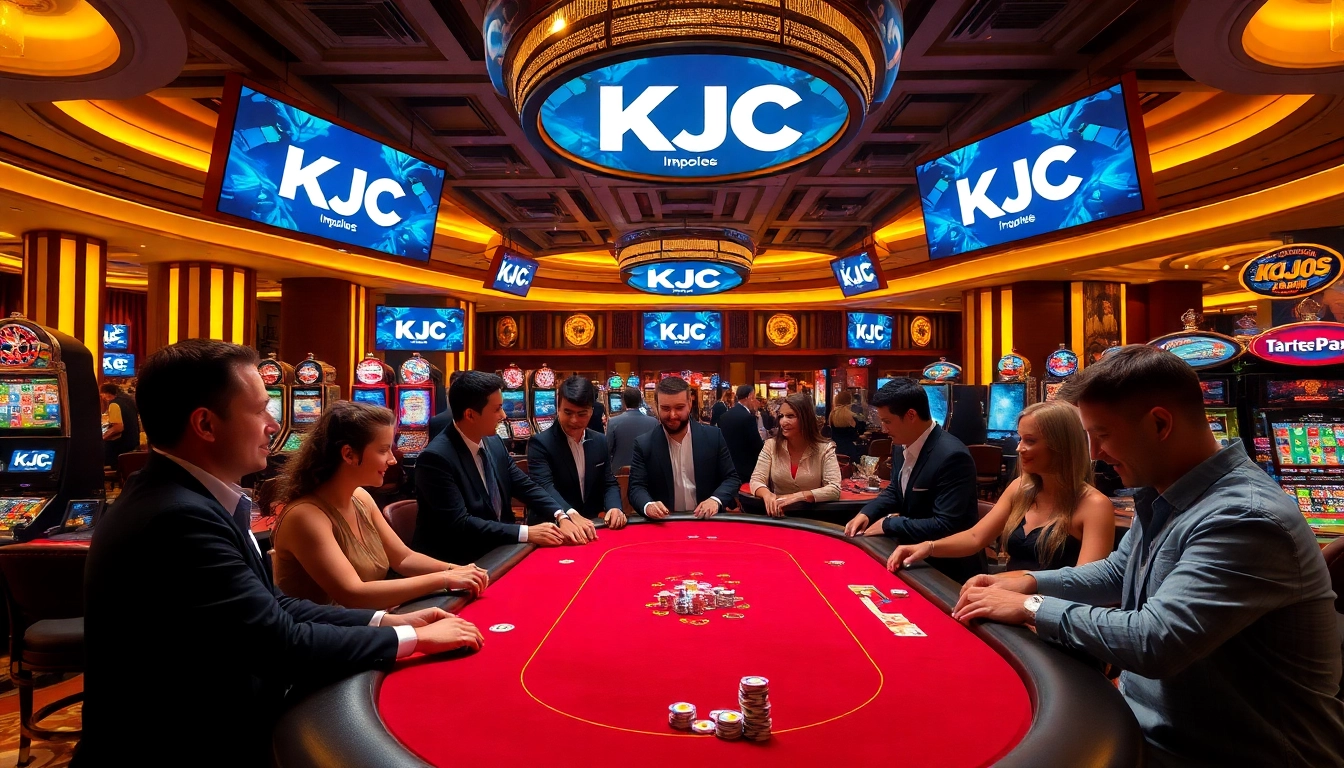 Experience thrilling gameplay at https://kjcmh.com/ with players winning at a luxury casino table.